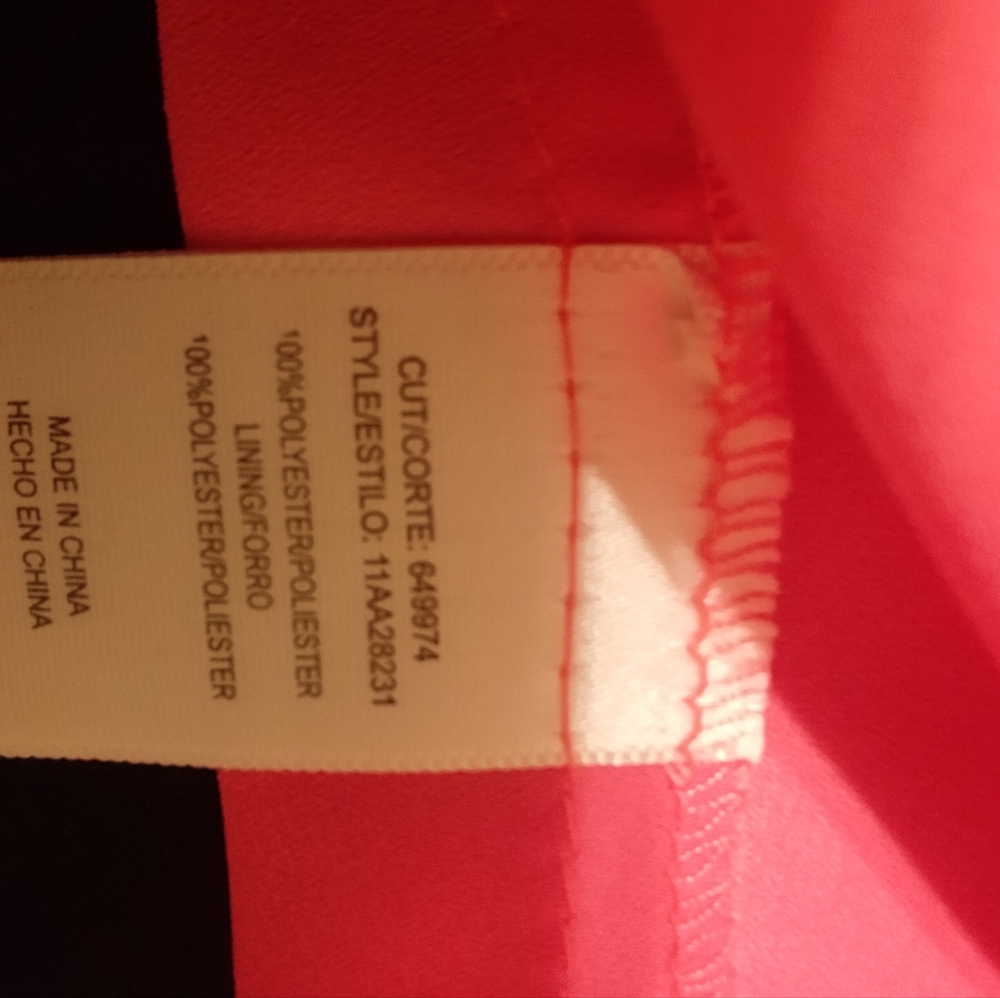 Pink & Orange Sleeveless Lightweight Reversible Top Size M By Three Of Hearts - Picture 7 of 7